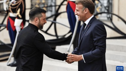 马克龙:法英等26国将向乌克兰部署军队