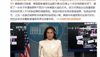 美情报总监不顾CIA反对公布机密文件:含涉俄敏感信息