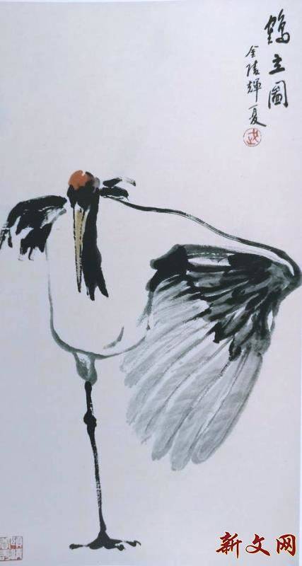 《2025会仙，问鹤》武辉夏八秩画鹤展在环球金融中心举行