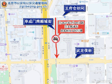 北京交警 ：关于对西城区金融街地区部分道路采取交通管理措施的通告