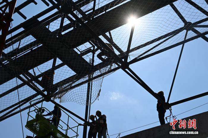 浙江丽水:畲乡高铁设施建设忙