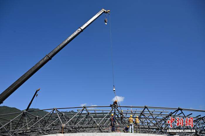 浙江丽水:畲乡高铁设施建设忙