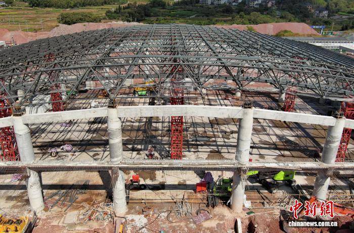 浙江丽水:畲乡高铁设施建设忙